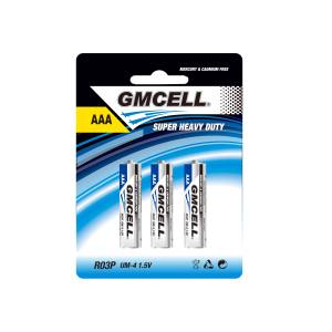 GMCELL marchio della fabbrica della Cina 1.5 v non ricaricabile 1.5 v dimensione aaa r03p r03 um-4 um4 cella a secco - Product Image 6