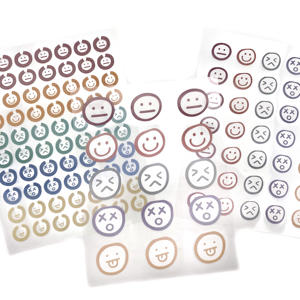 Pegatina de dibujos animados personalizada, transparente, impermeable, transparente - Product Image 4