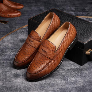 Men Leather Business <b>Dress</b> Shoes Pointed Leisure Soft Loafers Formal Oxford Fashion Footwear Casual Flat Moccasin - Product Image 3