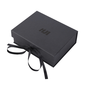 Tùy Chỉnh Sang Trọng Matte Đen Magnetic Satin Lót Chèn Tóc Giả Hộp Đồ Trang Sức Bao Bì Hộp Quà Tặng Đồ Trang Sức Với Satin Bên Trong - Product Image 4