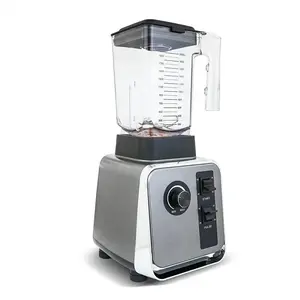 Kuat Moulinex 4500W perak Crest Sc 1589 kedap suara 2Ltr prosesor makanan Blender Juicer