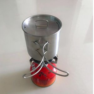 Marmite de cuisson en acier inoxydable 500 ml 700 ml pour camping en extérieur, café, eau, soupe, bouilloire, récipient à eau - Product Image 5