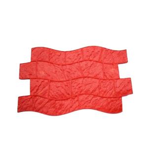 Esteras de sello de hormigón de goma flexibles decorativas para impresión de pavimentación de hormigón estampado - Product Image 1