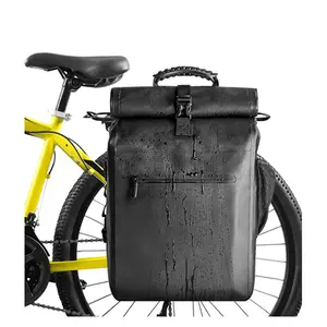 Auerka - Bolsa multifuncional para bicicleta, com logotipo personalizado, à prova d'água 3 em 1, para mountain bike, quadro superior, bicicleta, multifuncional, para ciclismo