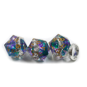 2024 Individuelles Rpg Dnd Stein Polyeder <span class=keywords><strong>Sex</strong></span>-Werdsatz Trittenspiel Steinwürfel Dungeons and Dragons - Product Image 3