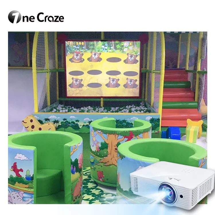 Giochi interattivi di proiezione giochi al coperto giochi per bambini interattivi 3D sistema interattivo di proiezione a parete di palla gioco