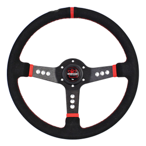 Volante Deportivo de Cuero Genuino Da'ao Bride de 14 Pulgadas para Automóvil, Volante de Carreras Modificado Mazda Beidouxing - Product Image 5