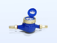 Brass Mechanical IP68 Digital Multi-Jet Flow Meter Photoelectric DN20mm OEM 4m/h Practical Normal Water Meter