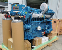 Nouveau moteur diesel marin Weichai X6170zc de Chine, 4 temps, pour bateau de pêche, yacht, moteur in-bord, boîte de vitesses 450/480/500/540/600 ch