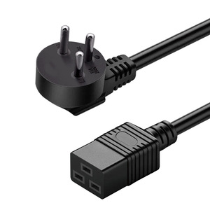 EU UK AU <b>US</b> Standard to C19 3 Core Power Cord <b>Plug</b> Black Pure Copper Cable 0.75mm 2.08mm 2.5mm 1m 1.5m 2m - Product Image 4