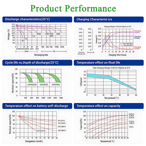 高性能充電式ゲルバッテリー <span class=keywords><strong>12V</strong></span> 150Ah 200Ah ソーラー蓄電ディープサイクルゲルバッテリー 太陽光発電システム用 - Product Image 4
