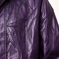 Service OEM – Blouson Bomber Moto Vintage Personnalisé Hiver Course Réversible Coupe-Vent Fermeture Éclair Cuir PU Gaufré Style Universitaire