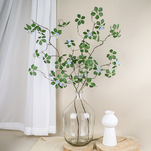 Plante artificielle de lotus Yu Hong, grande branche, fleur en soie, décoration intérieure, style zen chinois - Product Image 1