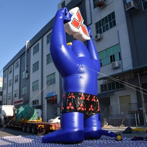 Mascota Inflable Gigante de Gorila Azul con Logotipo de <span class=keywords><strong>Mitsubishi</strong></span> - Figura Inflable Publicitaria para Promociones de <span class=keywords><strong>Concesionarios</strong></span> de Automóviles - Product Image 2