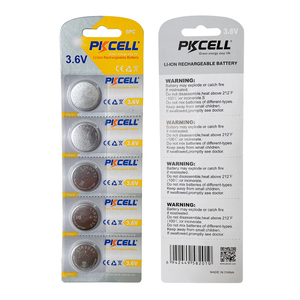 PKCELL 3.7v Lir <strong>2032</strong> 40mah Li-ion Coin Cell LIR <strong>2032</strong> 3.6v Rechargeable Coin Battery Lir2032 - Product Image 3