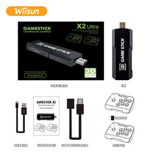 X2 Ultra Game <span class=keywords><strong>Stick</strong></span>, Controlador de Videojuegos Arcade Retro Inalámbrico HD de 2.4G, Más de 9000 Juegos, 40 Emuladores, Consola de Juegos para TV Wiisun - Product Image 4