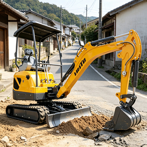 Mini Excavadora de 1.8 Toneladas con Motor Certificado por la EPA, Excavadora de Orugas con Pulgar Hidráulico, Envío Gratuito, Uso Agrícola - Product Image 3