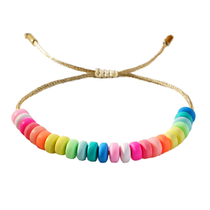 Pulseras de Cuentas de Cerámica de Colores Dulces, Estilo Bohemio, Geométrico, de Moda, para Mujer, Lindas, para Bodas, Fiestas de Verano, <span class=keywords><strong>Amistad</strong></span> - Product Image 1