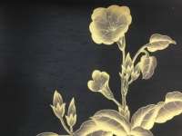 Papier peint SUNGPU, papier peint mural de luxe peint à la main, motif floral doré avec oiseaux, pour projets résidentiels et hôteliers