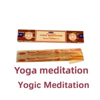 Bâtons d'encens authentiques importés d'Inde, Nag Champa SATYA, parfum de fleur jaune, bambou naturel, écologiques, longue durée, pour