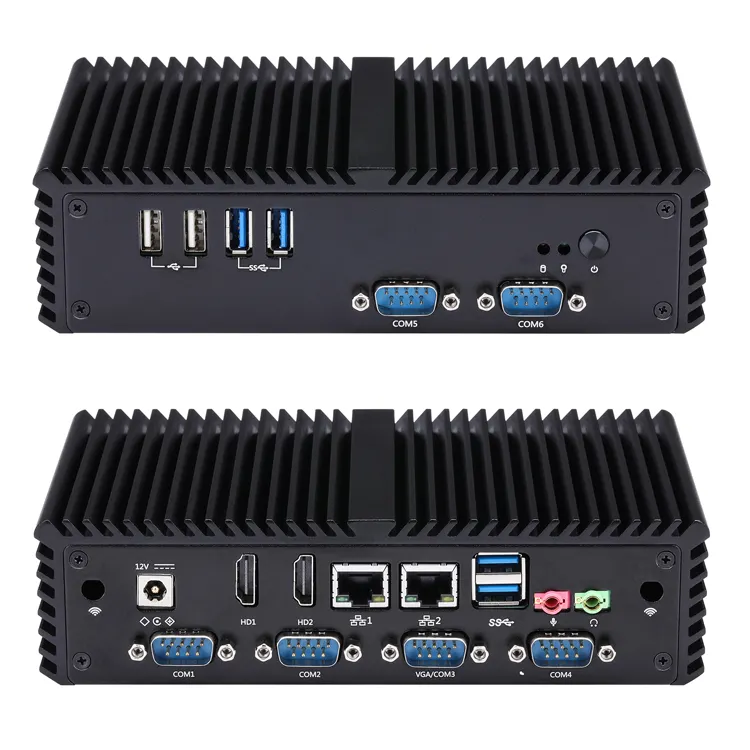 Q350p ליבה i5 4200u soc fanless תעשייתי מיני PC gpio 6 com hd vga יציאות עשיר מחשב תעשייתי