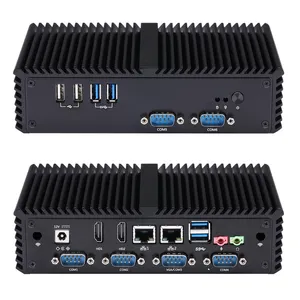 Q350P Core i5 4200U SOC Fanless Industrial Mini PC GPIO 6 COM HD VGA USB kaya port komputer industri