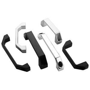 Maniglie per Mobili Industriali in Lega di Alluminio Spessorato, Nere, Argento, Grigie, per Ante di <span class=keywords><strong>Cucina</strong></span>, Design Moderno - Product Image 1