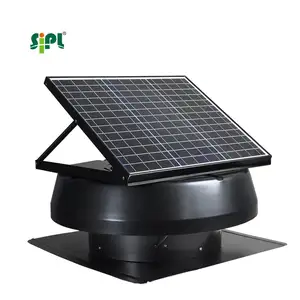 Công nghiệp mái thông gió thiết bị 40 Wát 14 ''hoạt động năng lượng mặt trời Powered gác mái mái thông gió quạt thông gió không khí cho kho/nhà máy