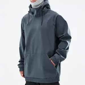 Oem Outdoor Sportswear Unisex Winter Waterproof Fleece Pullover Ski Jacket Softshell Anorak Snowboard Jacket Men