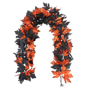 Guirnaldas de Hojas de Arce Artificiales Yide de 100cm-200cm, Tira Decorativa de Seda para Halloween - Product Image 2