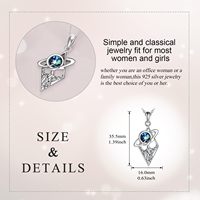 Bijoux fins, collier avec pendentif planète et montagne en argent sterling 925 plaqué coquille d'ormeau