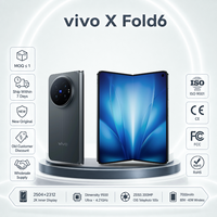 vivo X Fold6 20206 Nouveau téléphone portable pliable 5G original avec caméras arrière 200MP + 50MP, écran pliable Android, téléphone VIVO X Fold6
