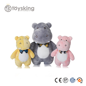 Peluche Personalizzato per Annuncio Nascita, Giocattolo di Peluche per Neonati, Ippopotamo Personalizzato - Product Image 2
