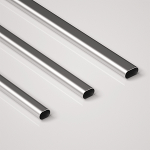 סיטונאי מפעל ישיר אספקת סגלגל מעקה מלתחה 30*15mm מלתחת צינור וילונות מוט - Product Image 6