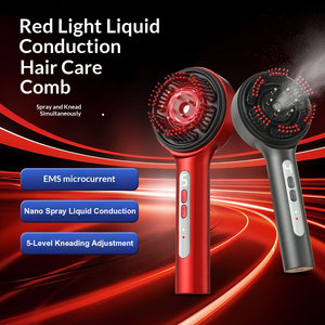 Nuevo Tratamiento Anticaída del Cabello <span class=keywords><strong>2026</strong></span>, Cepillo Masajeador de Cuero Cabelludo con Vibración, Luz Roja, Spray de Niebla, Peine de Masaje - Product Image 4