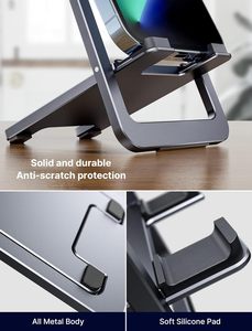 Soporte para Teléfono Celular JSAUX, Paquete de 2, Plegable, de Aluminio, Ajustable, Portátil para Escritorio, Compatible con Teléfonos de 4-8 Pulgadas //Kindle - Product Image 5