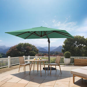 Superventas Heavy Duty Aluminio Cantilever Roma Sombrilla Jardín Playa Parasol de sol al aire libre Impermeable <span class=keywords><strong>Patio</strong></span> Sombrillas y Bases - Product Image 1
