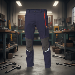 กางเกงทำงานสีเทา ไซส์ XS ทนทานต่อการเสียดสี เหมาะสำหรับงานหนัก - Product Image 3