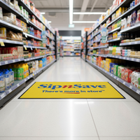 Tapis modulaire de marque Zhemei de l'usine de tapis chinoise, tapis de sol avec logo pour supermarchés, vente en gros, en nylon fin, avec support antidérapant, respectueux de l'environnement
