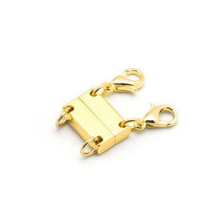 JF2207 beliebte versilberte 2 3 doppelte dreireihige geschichtete Halskette Schmuck Magnet verschluss mit Karabiner verschluss - Product Image 3