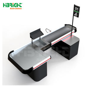เคาน์เตอร์ชำระเงิน HBE-CC-06B ซูเปอร์มาร์เก็ตสมัยใหม่สำหรับขายปลีกออกแบบขายส่งสำหรับร้านค้าปลีกสมัยใหม่ที่มาจากประเทศจีน - Product Image 1