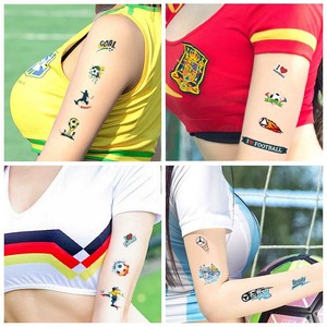 Tatuajes corporales temporales ecológicos personalizados, arte de logotipo de Equipo Impermeable para fútbol/<span class=keywords><strong>Liga</strong></span> de fútbol para aplicación facial, pedido al por mayor - Product Image 5
