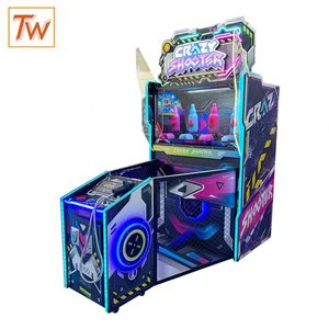 Nouvelle conception de machine d'arcade en fer, simulateur de tir à monnayeur Crazy Shooter, version anglaise pour centre de jeux - Product Image 5