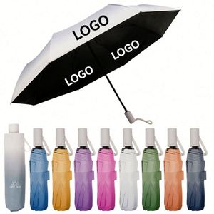 Paraguas de Bolsillo Plegable Promocional de Alta Calidad con Impresión de Logotipo - Product Image 6