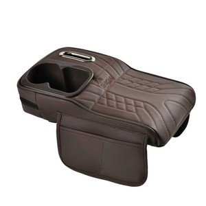 Multifunctional Leather Armrest Box Cup Holder for Car Accessories - Product Image 5