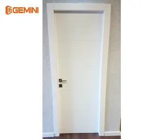 Alta qualidade interior pintado portas com molduras de madeira WPC composto