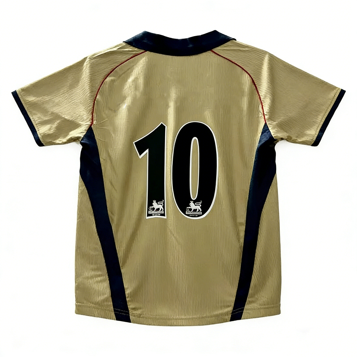 01/02 Maillot doré rétro n°10 inspiré des Gunners