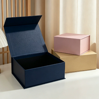 Boîte cadeau magnétique de luxe sur mesure en carton rigide, avec logo personnalisé pour mariage, cosmétiques, bijoux et emballage.