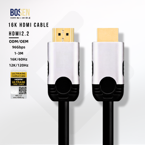 สาย HDMI 2.2 Ultra 96 ที่ได้รับการรับรอง รองรับความละเอียด 16K/60Hz Ultra HD สำหรับส่งสัญญาณภาพและเสียง แบบหัวต่อชายต่อชาย สำหรับทีวี จอภาพ และโปรเจคเตอร์ - Product Image 2
