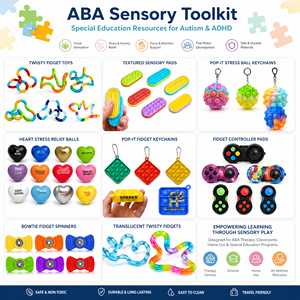 Confezione Assortita di Giocattoli Antistress Personalizzati, Set Sensoriale Pop <span class=keywords><strong>IT</strong></span> <span class=keywords><strong>con</strong></span> Portachiavi e Spinner per Terapia dell'Autismo e Premi - Product Image 2